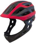 AVO Casca bibiclete trotinete PNY-49 FULLFACE negru rosu MAT marime L (51-56cm) AVO (U140)