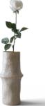 Botane Floare artificială Botane trandafir 65 cm alb pe tijă lungă (BOT-WH-RO-001)
