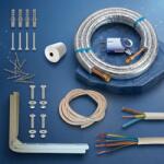 AgroClima 3 m - 9000 BTU - 12000 BTU - Kit complet instalare AC (Izolatie Aluminiu) - Premium- UV Protect