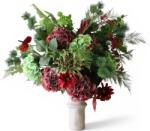 Botane Buchet de flori artificiale Crimson Evergreen (BOT-CH25-BOU-003)