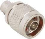 Amphenol Adaptor BNC mamă-N tată 50 alamă 4GHz (031-216-RFX)