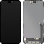 MP Display cu Touchscreen MP compatibil cu Apple iPhone 16 Plus, cu Rama, Versiune Soft OLED FHD 120Hz Diagnostic, Negru - koubsolutions