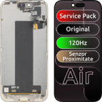 Apple Display cu Touchscreen Apple iPhone 17 Air, cu Rama, Negru, Service Pack 661-55240