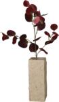Botane Crenguță artificială de eucalipt Botane 84 cm, bordo (BOT-BU-EU-001)