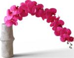 Botane Floare artificială Botane orhidee 134 cm, roz, cu flori mari (BOT-PI-OR-005)