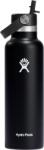 Hydro Flask Sticlă termică cu muștiuc îngust și pai Hydro Flask 621 ml Black (S21CFS001)