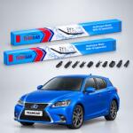 TeamCar Ștergătoare Lexus CT 200h Hatchback 2011-2020 | Set Față Flat Premium - TeamCar® (TCLCT200H650450FLP)