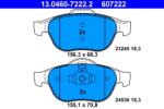 ATE Set Placute Frana, Frana Disc 13.0460-7222.2 Renault Scénic Ii (13.0460-7222.2)