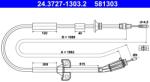 ATE Cablu, Frana De Parcare 24.3727-1303.2 Volvo V70 Ii (24.3727-1303.2)