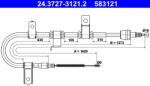 ATE Cablu, Frana De Parcare 24.3727-3121.2 Hyundai Getz (24.3727-3121.2)
