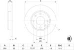 Bosch Disc Frana 0986479194 Citroën C5 Iii Peugeot 407/508/508 I/508 Sw I/607/Rcz (0986479194)