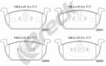 BRECK Set Placute Frana, Frana Disc 226310070100 Audi A1/A1 Allstreet/A1 City Carver (226310070100)