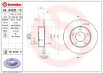 BREMBO Disc Frana 08.8408. 11 Audi A4 B5 Vw Passat B5/Passat B5.5 (08.8408.11)