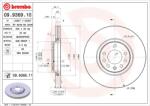 BREMBO Disc Frana 09.9369. 11 Baic Senova D70 Baic Bjev Eh Series/Es Series Opel Adam (09.9369.11)
