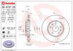 BREMBO Disc Frana 09. A727.21 Mercedes-Benz Citan/Citan Mixto Renault Kangoo/Megane Ii (09.A727.21)