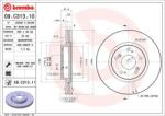 BREMBO Disc Frana 09. C313.11 Honda Accord Ix/Accord X/Civic Ix/Civic X/Hr-V/Vezel (09.C313.11)
