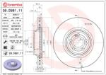 BREMBO Disc Frana 09. D981.11 Mercedes-Benz Gle (09.D981.11)