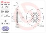 BREMBO Disc Frana 09. N268.11 Chrysler 200 Jeep Cherokee Jeep (Gac Fca) Cherokee (09.N268.11)