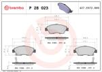 BREMBO Set Placute Frana, Frana Disc P28023 Acura Ilx/Rsx Honda Airwave/City V/Civic Ix (P28023)