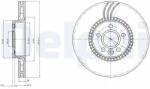 DELPHI Disc Frana Bg4123 Ford Galaxy Ii/Galaxy Mk Ii/S-Max Land Rover Freelander 2 (BG4123)