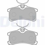 DELPHI Set Placute Frana, Frana Disc Lp1917 Toyota Avensis/Corolla (LP1917)