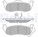 DELPHI Set Placute Frana, Frana Disc Lp1975 Jeep Commander/Grand Cherokee Iii (LP1975)