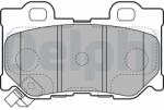 DELPHI Set Placute Frana, Frana Disc Lp2157 Infiniti Fx/G/M/M37/Q50/Q60/Q70/Qx70 (LP2157)