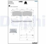 DELPHI Set Placute Frana, Frana Disc Lp5009Ev Tesla Model S/Model X (LP5009EV)