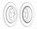 FERODO Disc Frana Ddf1530C Mercedes-Benz M-Class/R-Class (DDF1530C)