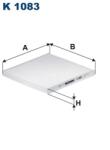 FILTRON Filtru, Aer Habitaclu K1083 Geely Gc6 Lexus Gx/Rx Subaru Legacy Iv/Outback (K1083)