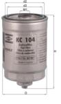 KNECHT Filtru Combustibil Kc104 Volvo S60 I/S80 I/V70 Ii/Xc70 I Cross Country/Xc90 I (KC104)