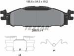 TEXTAR Set Placute Frana, Frana Disc 2690301 Ford Usa Explorer/Flex/Taurus Lincoln Mks (2690301)