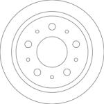 TRW Disc Frana Df4750 Citroën Jumper Ii Fiat Ducato Peugeot Boxer (DF4750)