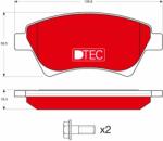 TRW Set Placute Frana, Frana Disc Gdb1552Dte Renault Kangoo/Megane I/Megane Ii (GDB1552DTE)