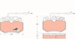TRW Set Placute Frana, Frana Disc Gdb808 Dallas Fun Mercedes-Benz Vito Peugeot 205 (GDB808)