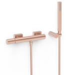 TRES Project-Tres fali egykaros zuhanycsaptelep, zuhanyszettel, matt rose gold (21116701OPM)