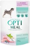 Optimeal Optimeal Dog Adult cu Iepure si Afine, 100 g