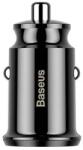 Baseus Grain 2x USB 5 V 3, 1 A autós töltő (fekete)