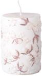  Lumânare parfumată cilindrică rustică cu parfum de bumbac moale, 50x80 mm