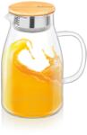 Wilmax England Kancsó fedéllel, Wilmax England, üveg/bambusz, 1500 ml, átlátszó (WL-888215/A)