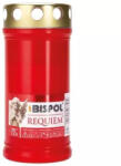 BISPOL Lumânări de cimitir Bispol, din plastic, roșii, 50 l/220 g