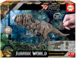 Educa Puzzle dinozaur T-Rex 3D Creature Puzzle Educa lungime 61 cm, 82 de piese, de la 6 ani (EDU20716)