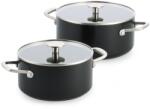 KitchenAid Set de Tavi din Aluminiu Forgiat KitchenAid, 4 Piese, 20 cm si 24 cm, Negru (87913656)