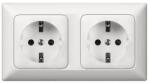 Legrand Priza dubla Legrand Creo, instalare orizontala, ultra alba, model 776172 (45191441)
