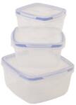 MEGA PLAST Box IXA Premium szett 0, 34 l + 0, 65 l + 1, 2 l, kék