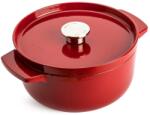 KitchenAid Caserola din fonta KitchenAid 22cm, 3.3L, rosu empire, rezistenta la temperaturi de pana la 260C (32845944)