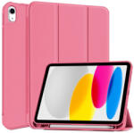 Tech-Protect Sc Pen Apple iPad 11 2025 / 10.9 2022 oldalra nyíló, kitámasztható mappa tok ceruza tartóval, magenta - coolmobile