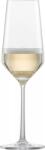 Zwiesel Glas Pahare pentru șampanie cu punct de perlare Pure 297 ml, set de 2 bucăți Pahar