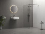 RAVAK Walk-In Wall Szett 120, zuhanykabin metallic graphite+transparent (GW9WG0O0SZ1)