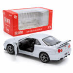 Tayumo Macheta Nissan GT-R34 V-Spec II Argintiu, scara 1: 36, Tayumo (3089 - 36115211)
